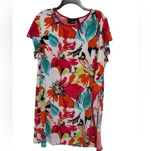Attitudes by Renee Vibrant Floral Dress NWT